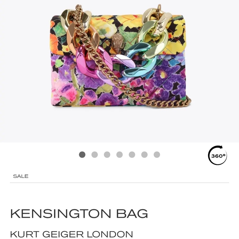 Kurt Geiger Floral Multicolor Mini Bag